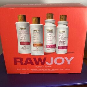 Raw Sugar Body Wash and Shampoo Set